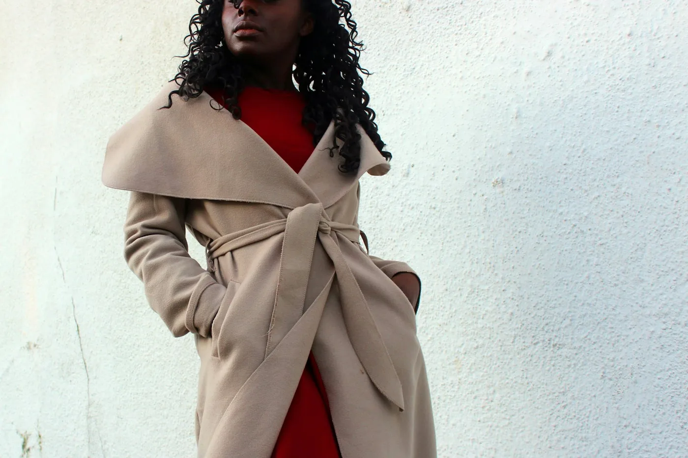 Manteau Long en Alpaga et Laine Essentiel