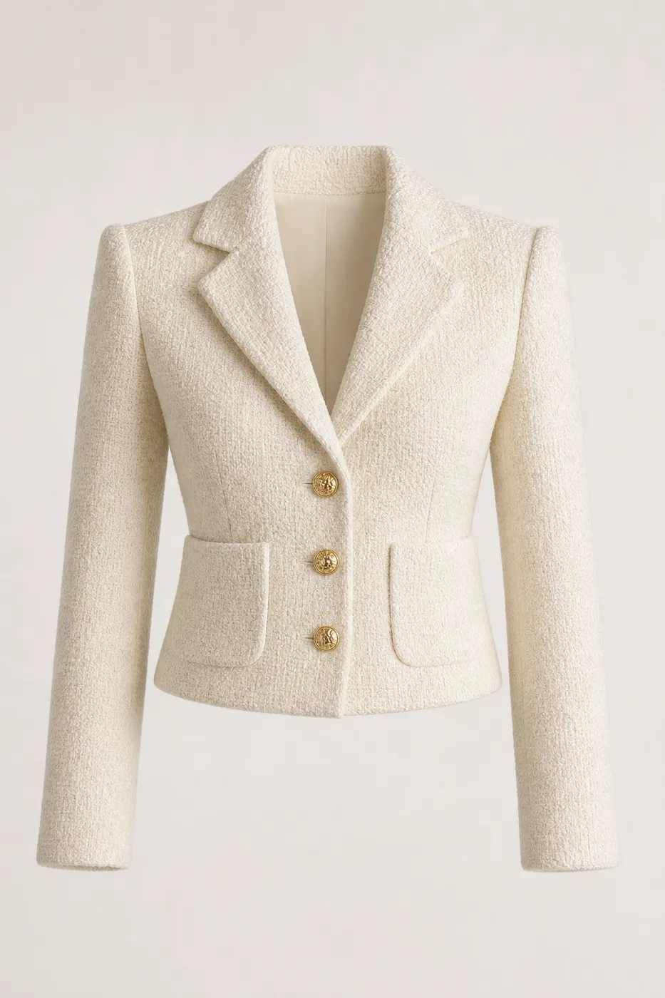 Édition Blazer Structuré en Laine Bouclée N°13