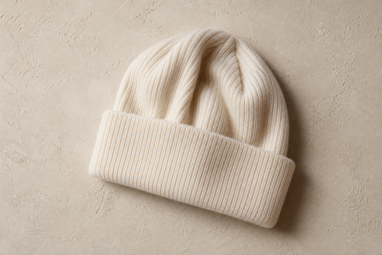 Iconique Bonnet Maille Côtelée