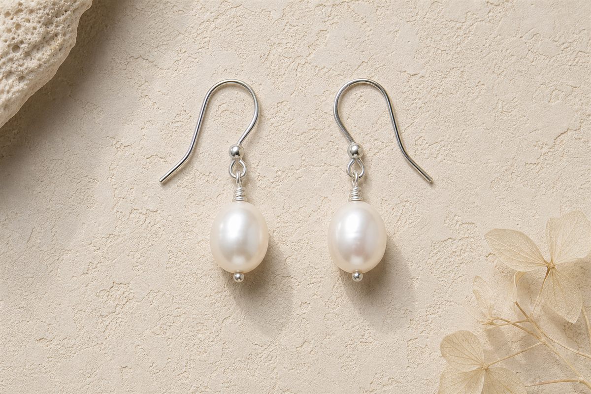 Boucles d'Oreilles Perles N°02