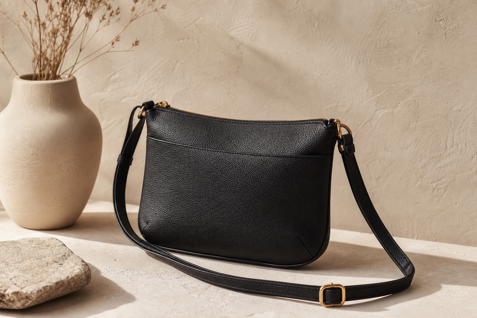 Sac Bandoulière Mini Cuir Vegan Essentiel