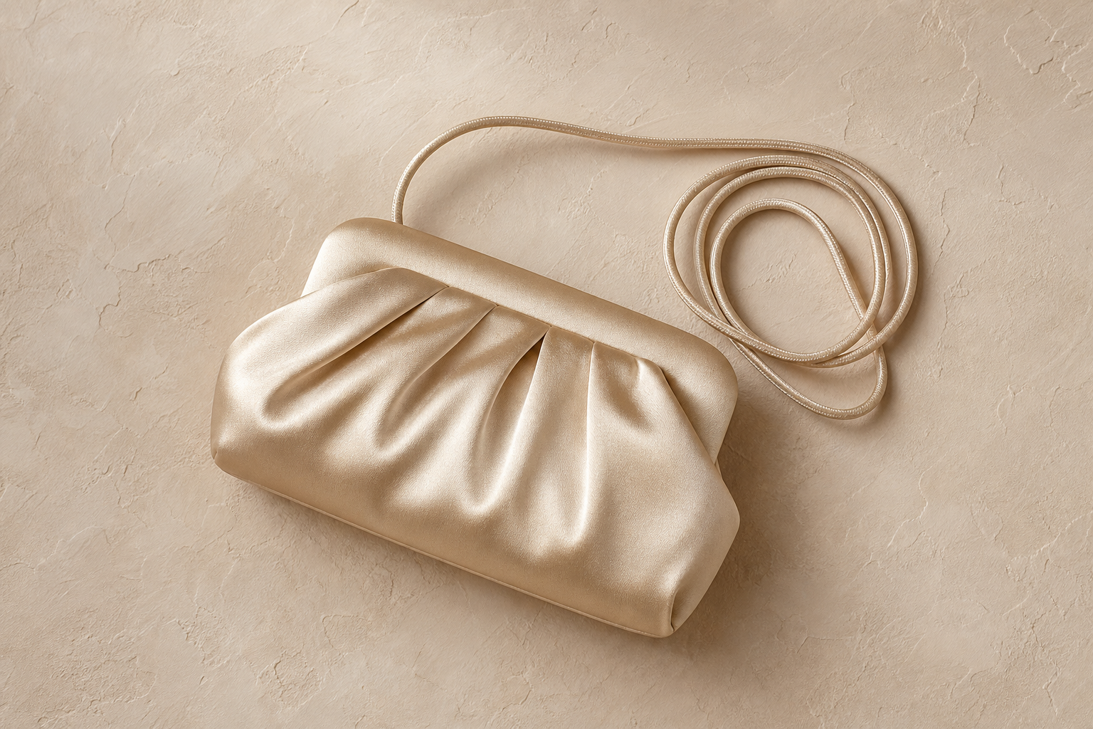 Iconique Sac Pochette Cordon Satin N°19