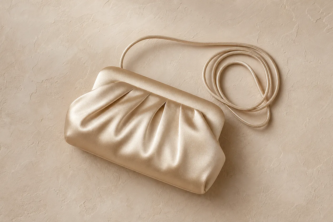 Iconique Sac Pochette Cordon Satin N°19